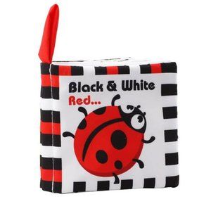 Baby Books Toys 0-6 Months Soft Cloth Crinkle Books for Babies